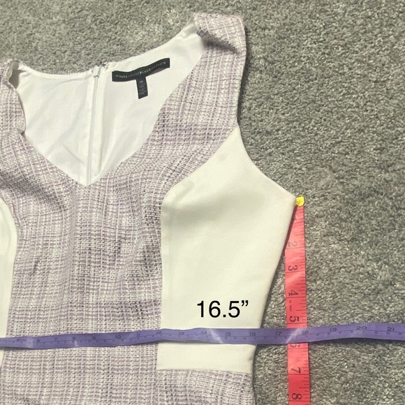 Tweed Side-Panel Sleeveless A-Line Dress, 10 - Picture 9 of 16